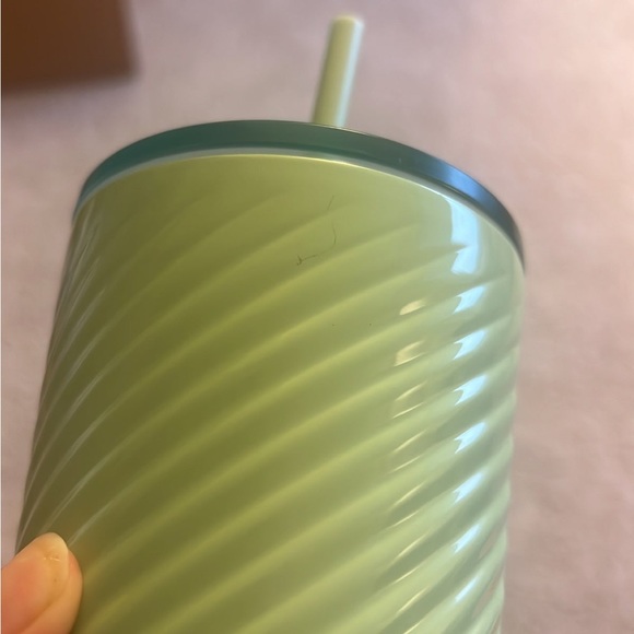Starbucks Mint Green Swirl Textured Stainless Steel Tumbler - Picture 4 of 4